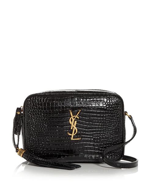 ysl croc camera bag|Saint Laurent Lou Croc Embossed Leather Camera .